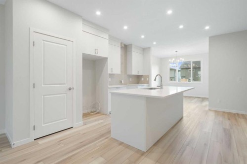 680 Buffaloberry Manor Se, Calgary, AB - Indoor Photo Showing Kitchen