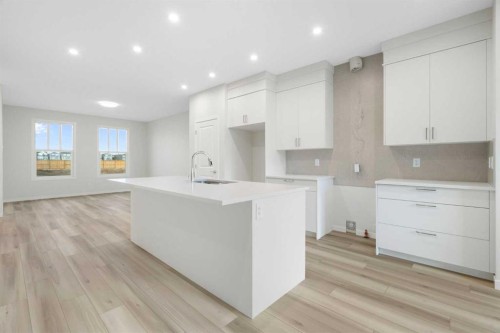 680 Buffaloberry Manor Se, Calgary, AB - Indoor Photo Showing Kitchen