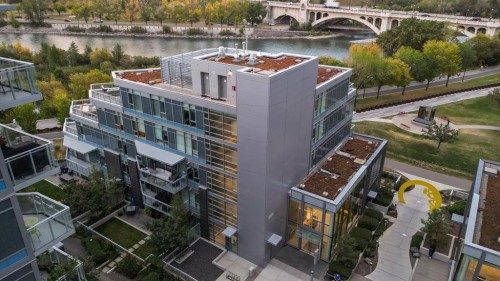 104-128 Waterfront Court Sw, Calgary, AB - Outdoor With Body Of Water With View