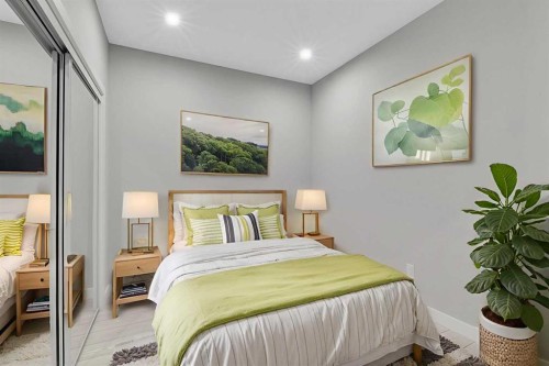 516-8230 Broadcast Avenue Sw, Calgary, AB - Indoor Photo Showing Bedroom