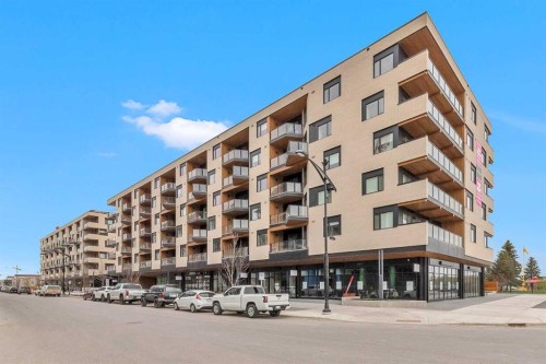 516-8230 Broadcast Avenue Sw, Calgary, AB - Outdoor With Balcony With Facade