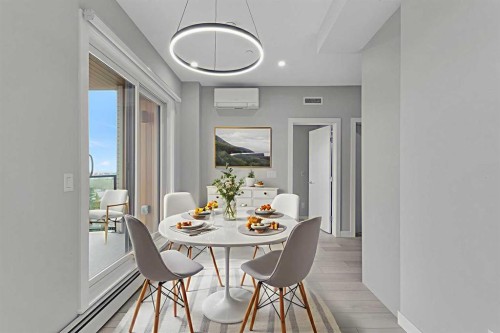 516-8230 Broadcast Avenue Sw, Calgary, AB - Indoor Photo Showing Dining Room