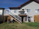 742 Carriage Lane Drive, Carstairs, AB  - Outdoor With Deck Patio Veranda With Exterior 