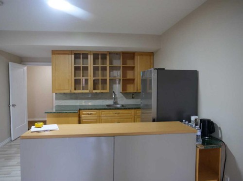 742 Carriage Lane Drive, Carstairs, AB - Indoor Photo Showing Kitchen