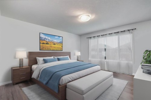 425 Auburn Bay Drive Se, Calgary, AB - Indoor Photo Showing Bedroom