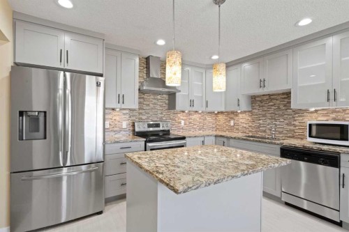 67 Fallswater Crescent Ne, Calgary, AB - Indoor Photo Showing Kitchen With Upgraded Kitchen