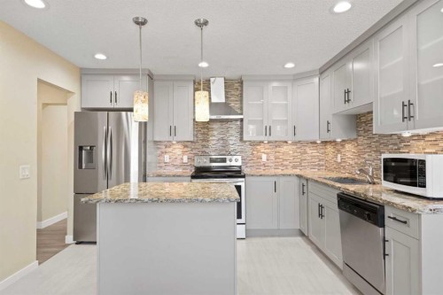 67 Fallswater Crescent Ne, Calgary, AB - Indoor Photo Showing Kitchen With Upgraded Kitchen