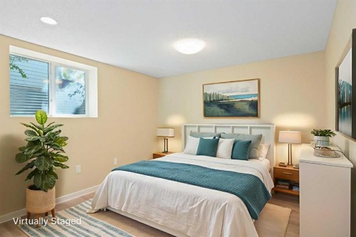 67 Fallswater Crescent Ne, Calgary, AB - Indoor Photo Showing Bedroom