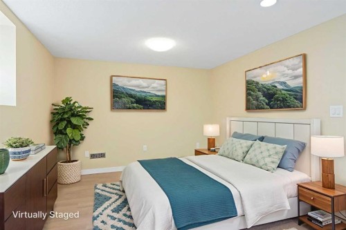 67 Fallswater Crescent Ne, Calgary, AB - Indoor Photo Showing Bedroom