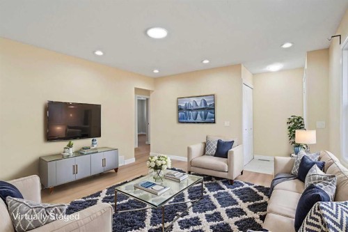 67 Fallswater Crescent Ne, Calgary, AB - Indoor Photo Showing Living Room