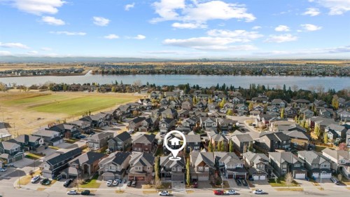 269 Kinniburgh Boulevard, Chestermere, AB - Outdoor With Body Of Water With View