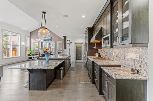 269 Kinniburgh Boulevard, Chestermere, AB - Indoor Photo Showing Kitchen With Upgraded Kitchen