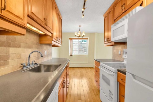 301-508 Cedar Crescent Sw, Calgary, AB - Indoor Photo Showing Kitchen