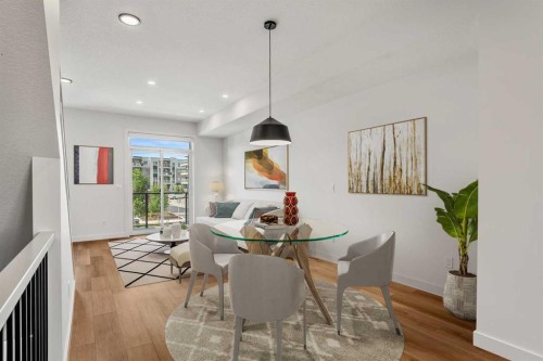 217 Seton Grove Se, Calgary, AB - Indoor Photo Showing Dining Room
