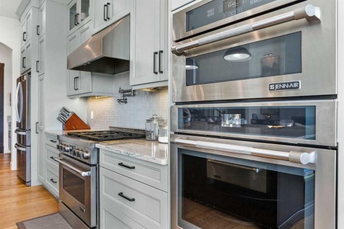 129 Auburn Sound Point Se, Calgary, AB - Indoor Photo Showing Kitchen With Upgraded Kitchen