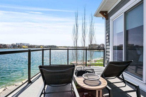 129 Auburn Sound Point Se, Calgary, AB - Outdoor With Body Of Water With Exterior