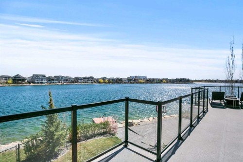 129 Auburn Sound Point Se, Calgary, AB - Outdoor With Body Of Water With View