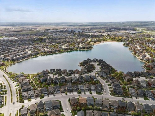 129 Auburn Sound Point Se, Calgary, AB - Outdoor With Body Of Water With View