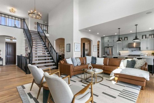 129 Auburn Sound Point Se, Calgary, AB - Indoor Photo Showing Living Room