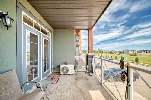 207-1005B Westmount Drive, Strathmore, AB - Outdoor With Balcony With Exterior
