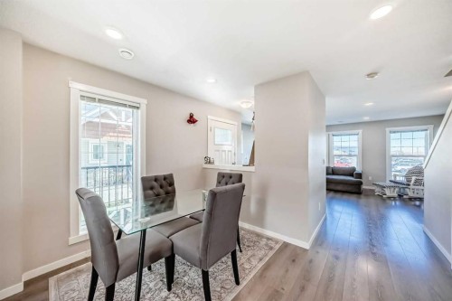 1434-7451 Falconridge Boulevard Ne, Calgary, AB - Indoor Photo Showing Dining Room