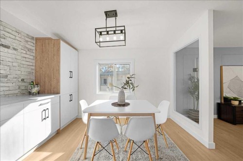 210 Erin Woods Circle Se, Calgary, AB - Indoor Photo Showing Dining Room