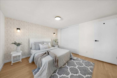 210 Erin Woods Circle Se, Calgary, AB - Indoor Photo Showing Bedroom