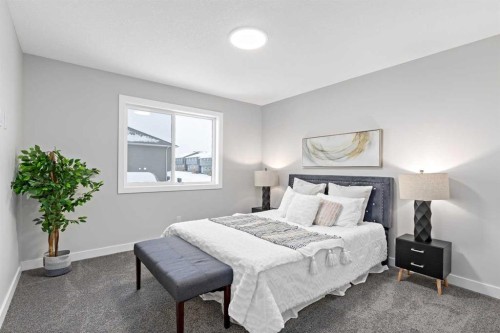 943 Legacy Circle Se, Calgary, AB - Indoor Photo Showing Bedroom