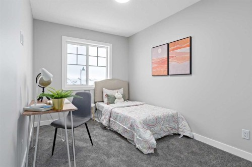 943 Legacy Circle Se, Calgary, AB - Indoor Photo Showing Bedroom