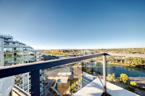 423-619 Confluence Way Se, Calgary, AB - Outdoor With Body Of Water With View