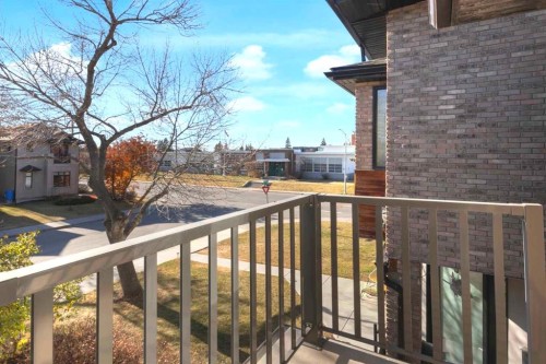 2046 49 Avenue Sw, Calgary, AB - Outdoor With Balcony