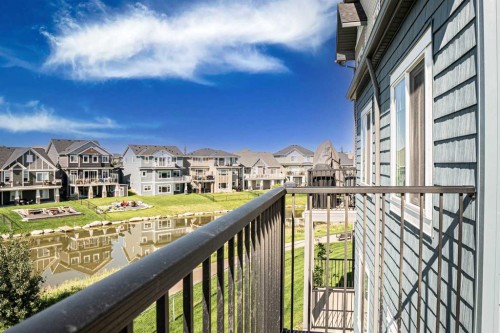 372 Canals Crossing Sw, Airdrie, AB - Outdoor With Balcony