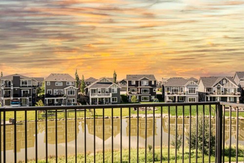 372 Canals Crossing Sw, Airdrie, AB - Outdoor With Balcony