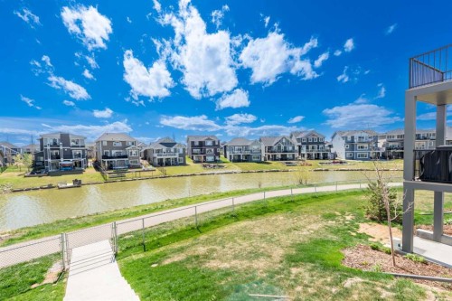 372 Canals Crossing Sw, Airdrie, AB - Outdoor With Body Of Water With View