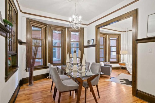 201-804 18 Avenue Sw, Calgary, AB - Indoor Photo Showing Dining Room