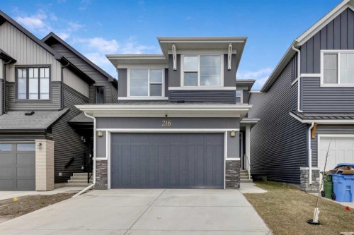 216 Creekstone Row Sw, Calgary, AB - Outdoor With Facade