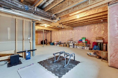 216 Creekstone Row Sw, Calgary, AB - Indoor Photo Showing Basement