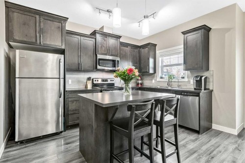 108 Skyview Ranch Grove Ne, Calgary, AB - Indoor Photo Showing Kitchen With Upgraded Kitchen