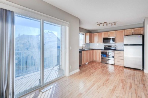 66 Cedarwood Lane Sw, Calgary, AB - Indoor Photo Showing Kitchen With Stainless Steel Kitchen