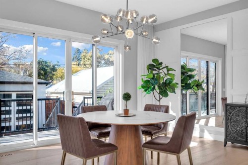 1623 16A Street Se, Calgary, AB - Indoor Photo Showing Dining Room