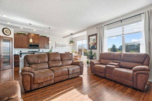 106 Copperstone Close Se, Calgary, AB - Indoor Photo Showing Living Room