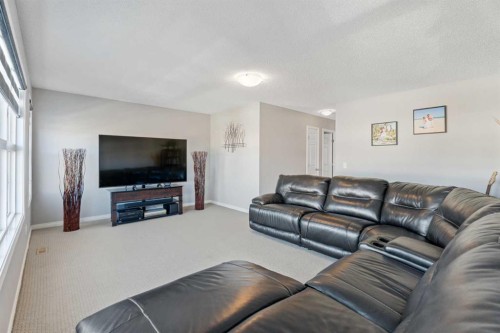 106 Copperstone Close Se, Calgary, AB - Indoor Photo Showing Living Room