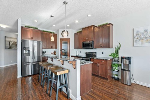 106 Copperstone Close Se, Calgary, AB - Indoor Photo Showing Kitchen With Double Sink