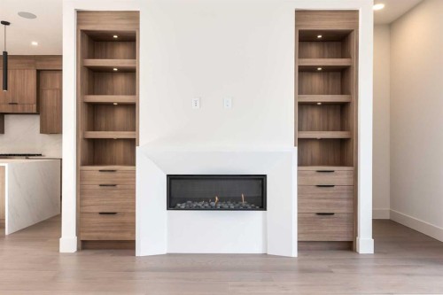 716 18 Avenue Nw, Calgary, AB - Indoor With Fireplace