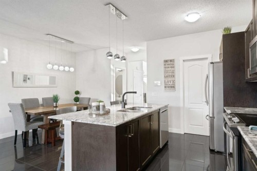 40 Cornerstone Avenue Ne, Calgary, AB - Indoor Photo Showing Kitchen With Upgraded Kitchen