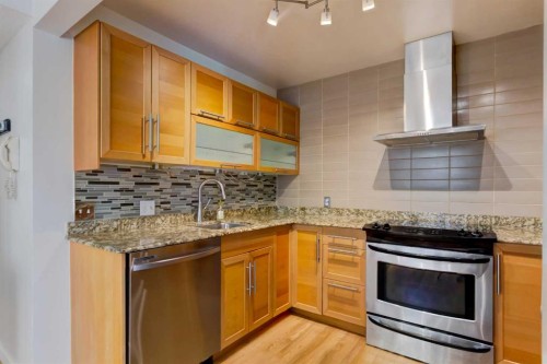 3-1921 5 Street Sw, Calgary, AB - Indoor Photo Showing Kitchen