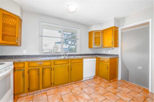 99 Mardale Crescent Ne, Calgary, AB - Indoor Photo Showing Kitchen With Double Sink