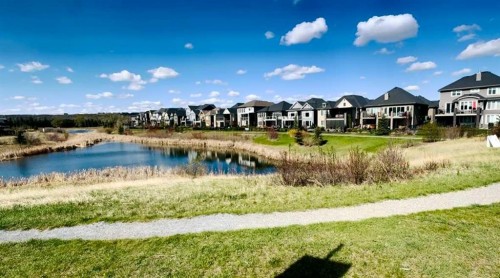 109 Cranbrook Square Se, Calgary, AB - Outdoor With Body Of Water With View