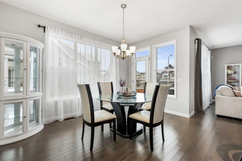 154 Masters Point Se, Calgary, AB - Indoor Photo Showing Dining Room