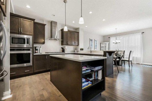 154 Masters Point Se, Calgary, AB - Indoor Photo Showing Kitchen With Stainless Steel Kitchen With Upgraded Kitchen